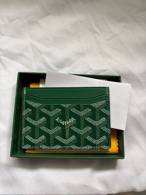 Goyard Green Card Holder